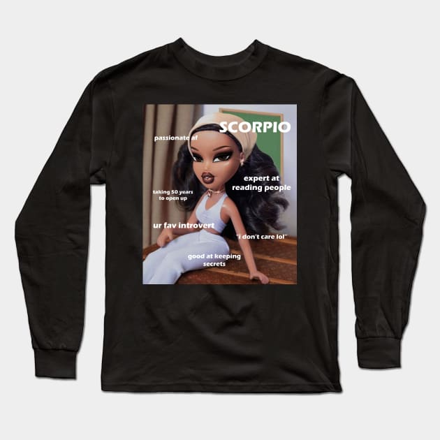 Scorpio Bratz Long Sleeve T-Shirt by ematzzz